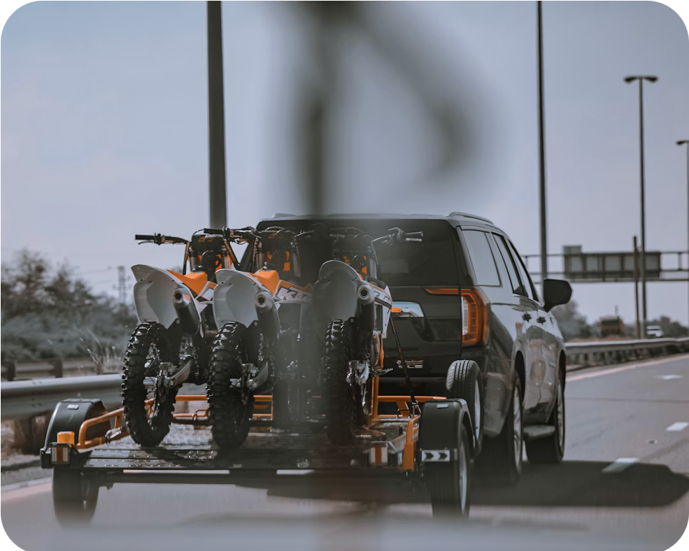 Vehicle towing trailer for jump-start and roadside service in Colorado Springs